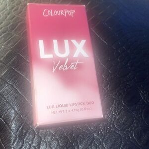 Colourpop‎ Lux velvet liquid lipstick duo Hermosa & southbound